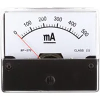 BLANKO Einbaumessinstrument 0-500mA DC