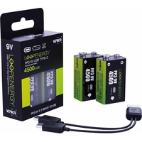Verico Loop Energy 2-Pack 9V Block-Akku Li-Ion 500 mAh