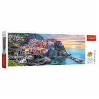 Trefl Puzzle 500 Panorama Sonnenuntergang in Vernazza, Italien