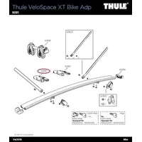 Thule Console Bike Adapter, Mehrfarbig (Mehrfarbig), Ùnica