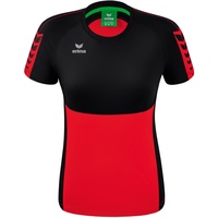 Erima Six Wings T-Shirt rot/schwarz, 42