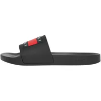 Tommy Jeans Herren Badeschuhe POOL SLIDE Essential Badelatschen, Schwarz