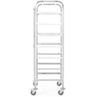 HENDI Transportwagen für Spülmaschinenkörbe, für 7 Körbe à 500x500mm,