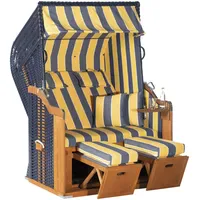 Sunny Smart Strandkorb SUNNYSMART "Rustikal 250 Plus, TOPSELLER", blau