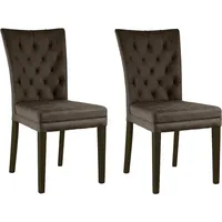 Home Affaire 4-Fußstuhl Colorado (Set) 2 St., Microfaser Lederoptik,