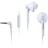Panasonic RP-TCM55E-W - Kopfhörer mit Kabel und In-Ear-Mikrofon (Stereo-Kopfhörer
