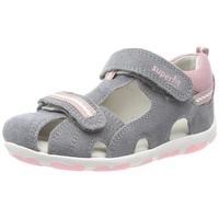 Superfit Mädchen Fanni Sandalen, Grau Rosa 2510, 24 EU
