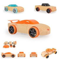 Moni Spielzeugautos Mini aus Buchenholz verschiedene Modelle, ab 4