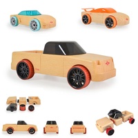 Moni Spielzeugautos Mini aus Buchenholz verschiedene Modelle, ab 4