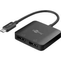 Goobay USB-CTM-Adapter auf 2x DisplayPort