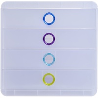 Exacompta Dokumentenablage, Schubladenbox Pop Box Chromaline A4+