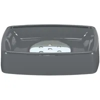 KLEINE WOLKE Seifenschale Easy, Accessoires, Farbe Anthrazit, Material: AS/ABS