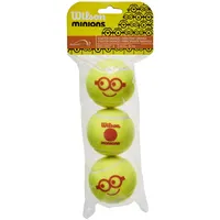 Wilson Minions Stage 2 Tennisbälle, Yellow, NS