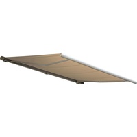 MCW Markise Vollkassette 6x3m Polyester creme, Rahmen weiß