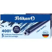 Pelikan 4001 GTP/5 blau-schwarz 5er Pack (310607)