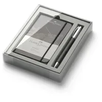 Faber-Castell Kugelschreiber AMBITION Edelharz, Geschenkset schwarz