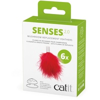 Catit Ersatzfedern für Senses 2.0 Fliegenpilz, 6er-Pack