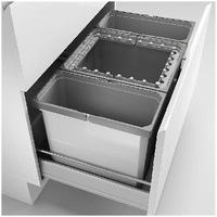 Naber Cox® Box 2T 800-3. Abfallsammler, hellgrau. - Mülleimer