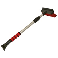 PETEX 46010000 Schneebesen / Eiskratzer 4601, rot mit Gummilippe,