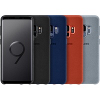 Samsung Alcantara Cover für Galaxy S9 Rot