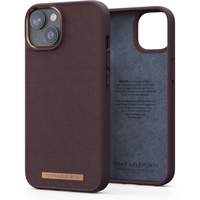 Njord byELEMENTS Genuine Leather Case iPhone 14 Plus, Braun
