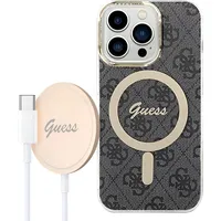 GUESS Zestaw GUBPP14LH4EACSK Case+ Charger iPhone 14 Pro 6,1"