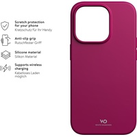 White Diamonds Cover für Apple iPhone 14 Pro (Fuchsie)