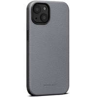 WOOLnut Ledercase für iPhone 14, grau