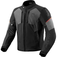 RevIt! Revit Catalyst H2o Textiljacke wasserdicht - Schwarz/Grau /