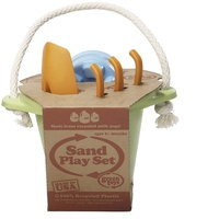 Green Toys - Sandspielzeug 4 Teile mit grünem Eimer