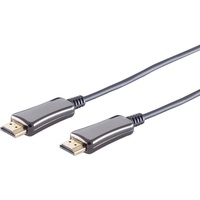 ShiverPeaks Optisches HDMI Kabel, 4K 60Hz, schwarz - Länge: