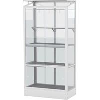 Vitavia Zusatzregal Balkongewächshaus 79 x 40,3 cm Dunkelgrau-Silber