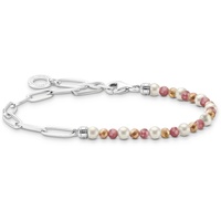 Thomas Sabo Charm-Armband mehrfarbig Silber A2099-350-7 Größe 17 cm