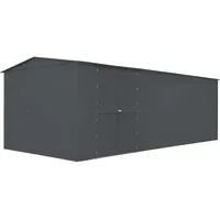 Globel Erweiterungselement für Gerätehaus 127 x 308 cm grau