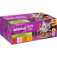 Whiskas Tasty Mix Chef's Choice in Sauce 40 x