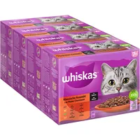 Whiskas 7+ Katzenfutter Klassische Auswahl in Sauce, 12x85g (4
