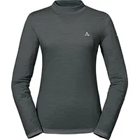 Schöffel Damen Merino Turtle Neck Longsleeve (Größe S, schwarz)