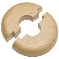 HARO Heizkörperrosette Massivholz farblos 19/50 mm 3/8”, Holzart: Buche