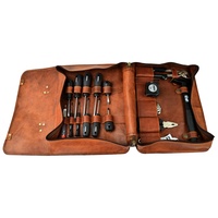 Brüder Mannesmann Werkzeuge Brüder Mannesmann M29048 Leder-Werkzeugtasche, 24-teilig