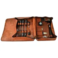 Brüder Mannesmann Werkzeuge Werkzeugtasche 25-tlg. Leder