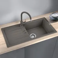 Blanco Favum XL 6 S vulkangrau + Handbetätigung