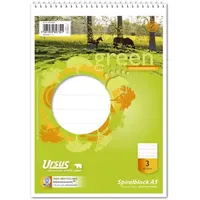 Staufen Spiralblock A5 40 Blatt, 70g/qm 14 Doppellinien, farbig