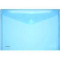 FolderSys PP-Umschlag A4quer blau, transparent