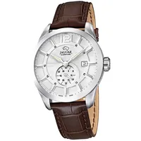 Jaguar Herren Uhr Elegant Quarz J663/1 Leder Armbanduhr braun
