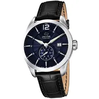 Jaguar Herren Uhr Elegant Quarz J663/2 Leder Armbanduhr schwarz