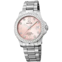 Jaguar Damen Uhr J892/2 Analog Fashion Armbanduhr silber D2UJ892/2