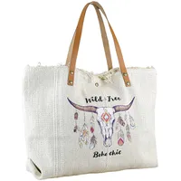COLLEZIONE ALESSANDRO Schultertasche Wild and Free aus Baumwolle mit