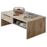 Stella Trading BELLANO Couchtisch in Viking Eiche Optik, Graphit