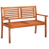 VidaXL Gartenbank 2-Sitzer 120 cm Massivholz Eukalyptus