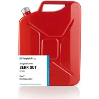 Oxid7 Kraftstoffkanister 20 Liter aus Metall mit Schraubverschluss |